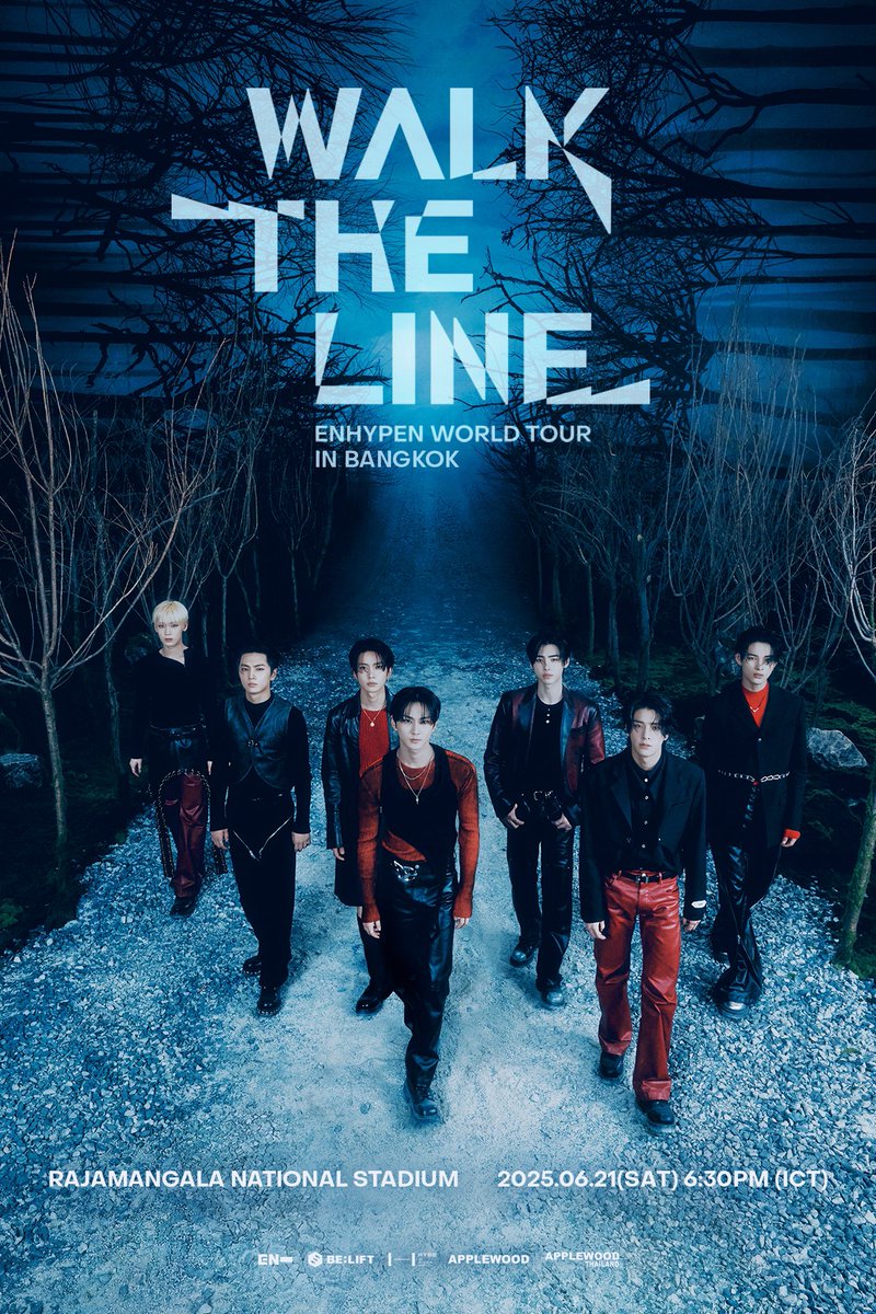 공지] ENHYPEN WORLD TOUR 'WALK THE LINE' IN BANGKOK 공연 예매 안내