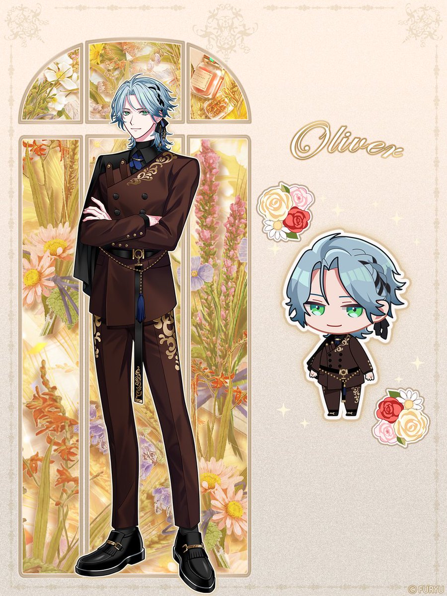 【バースデー限定衣装公開】

本日、誕生日を迎えたオリヴァーの、
バースデー衣装の立ち絵とミニキャラを公開します。
華やかな衣装姿をご覧ください。

#らぬすて