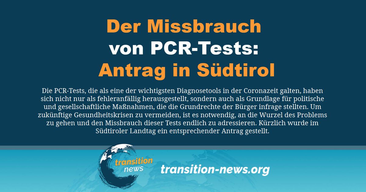 C_Transition2's tweet photo. Die Weltgesundheitsorganisation (WHO) wies im Januar 2021 darauf hin, dass hohe CT-Werte – also Tests, die eine hohe Zahl an #Zyklen umfassen – oft zu falschen Positiven führen können, was definitiv bedeutet, dass eine Person nicht mit dem gesuchten #Virus infiziert ist. Die #WHO empfahl deshalb, dass in den Testergebnissen unbedingt der CT-Wert angegeben werden müsse, und dass bei hohen Zyklen ein positives Ergebnis keine zuverlässige Grundlage für die Diagnosestellung sei. Ab diesem Zeitpunkt war es erforderlich, dass alle #Labore, die PCR-Tests durchführen, diese Vorgaben strikt einhielten. Doch viele Labore gaben und geben diese kritischen Informationen bis heute nicht an.
Weiterlesen ... (https://t.co/08fhbkjuwW)
#transitionnews #WHO #PCRtest #Labor #Diagnose #CTWert