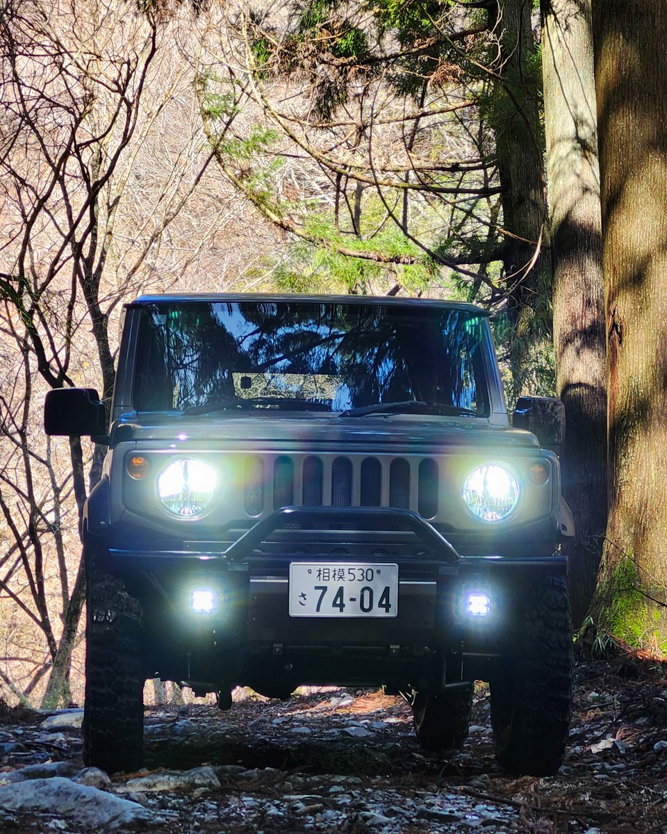 APIO@LIFE IS JIMNY (@jimnyapio) on Twitter photo 本日は丹沢湖でジムニーとキャンプ撮影。寒いかなと思いきやポカポカで快適なデイキャンです。 本日は丹沢湖でジムニーとキャンプ撮影。寒いかなと思いきやポカポカで快適なデイキャンです。
