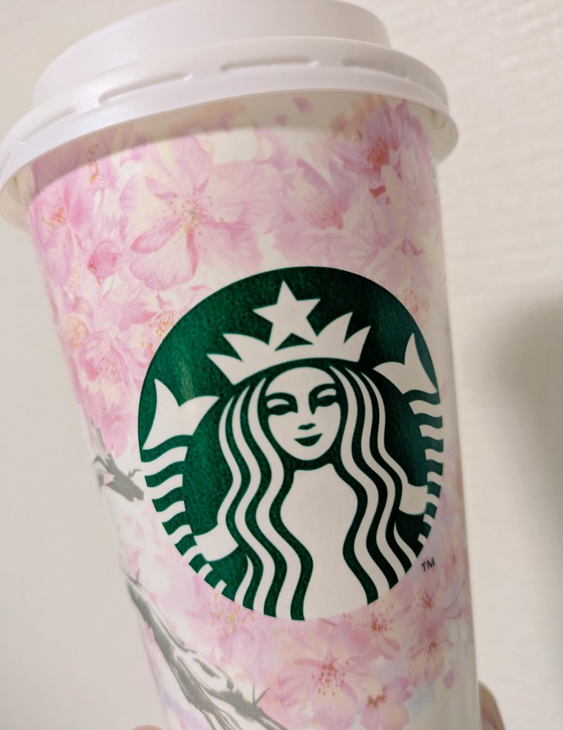 春カップ可愛い🌸