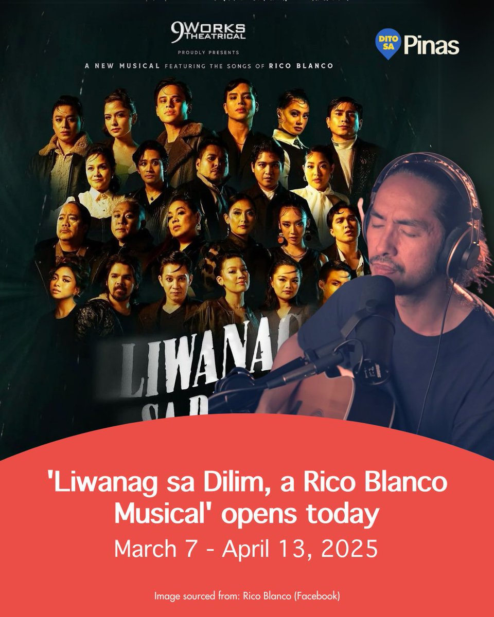 ditosapinas1's tweet image. Tickets start at P2,200. See you there!

#DitoSaPilipinas #RicoBlanco #LiwanagSaDilim #LiwanagSaDilimMusical