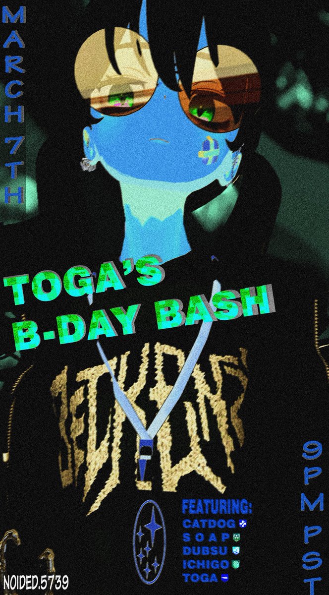 toga (@dr3ddfull) on Twitter photo 03.07.25 This Friday
PARANOIA
9PM PST / 12 AM EST
With support from:
<a href="/catdogdude/">car frog</a> 
<a href="/10soap10/">Soap</a> 
<a href="/Dubsuu/">Dubsu</a> 
@ ichigo
<a href="/dr3ddfull/">toga</a> 
Group: vrc.group/NOIDED.5739 03.07.25 This Friday
PARANOIA
9PM PST / 12 AM EST
With support from:
<a href="/catdogdude/">car frog</a> 
<a href="/10soap10/">Soap</a> 
<a href="/Dubsuu/">Dubsu</a> 
@ ichigo
<a href="/dr3ddfull/">toga</a> 
Group: vrc.group/NOIDED.5739