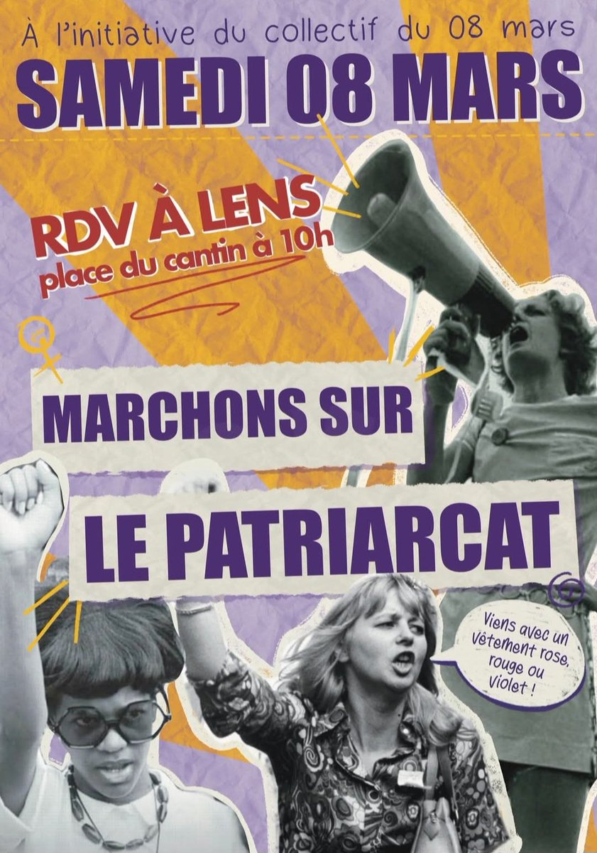 🔴Mobilisation sur le bassin minier 
pour la Journée Internationale des Droits des Femmes
➡️Les jeunes accompagnés par le <a href="/AvenirdesCites/">AvenirdesCites62</a> participeront à la  marche du sam 8 mars 2025 pour la Journée Internationale des Droits des Femmes

👉Ils ont créé des pancartes et  slogans