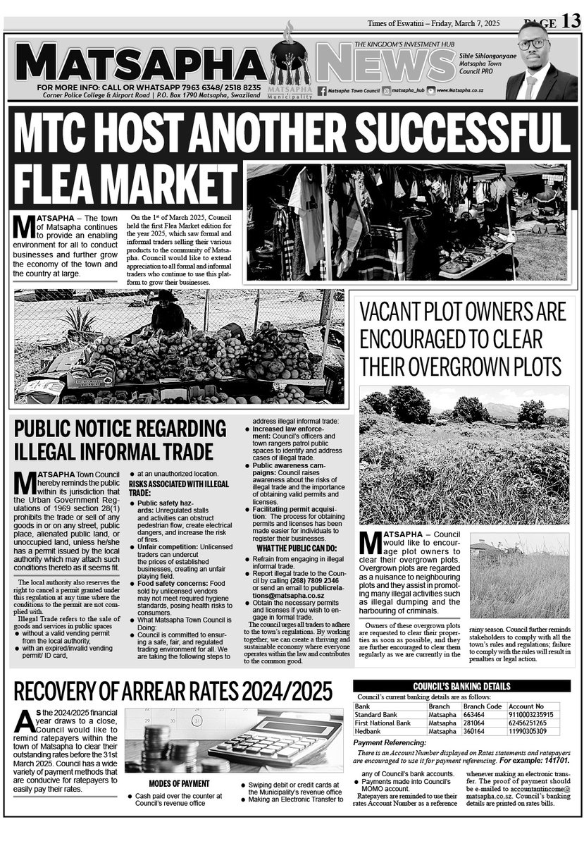 Enjoy this week's edition of #MatsaphaNews #TheKingdomsInvestmentHub