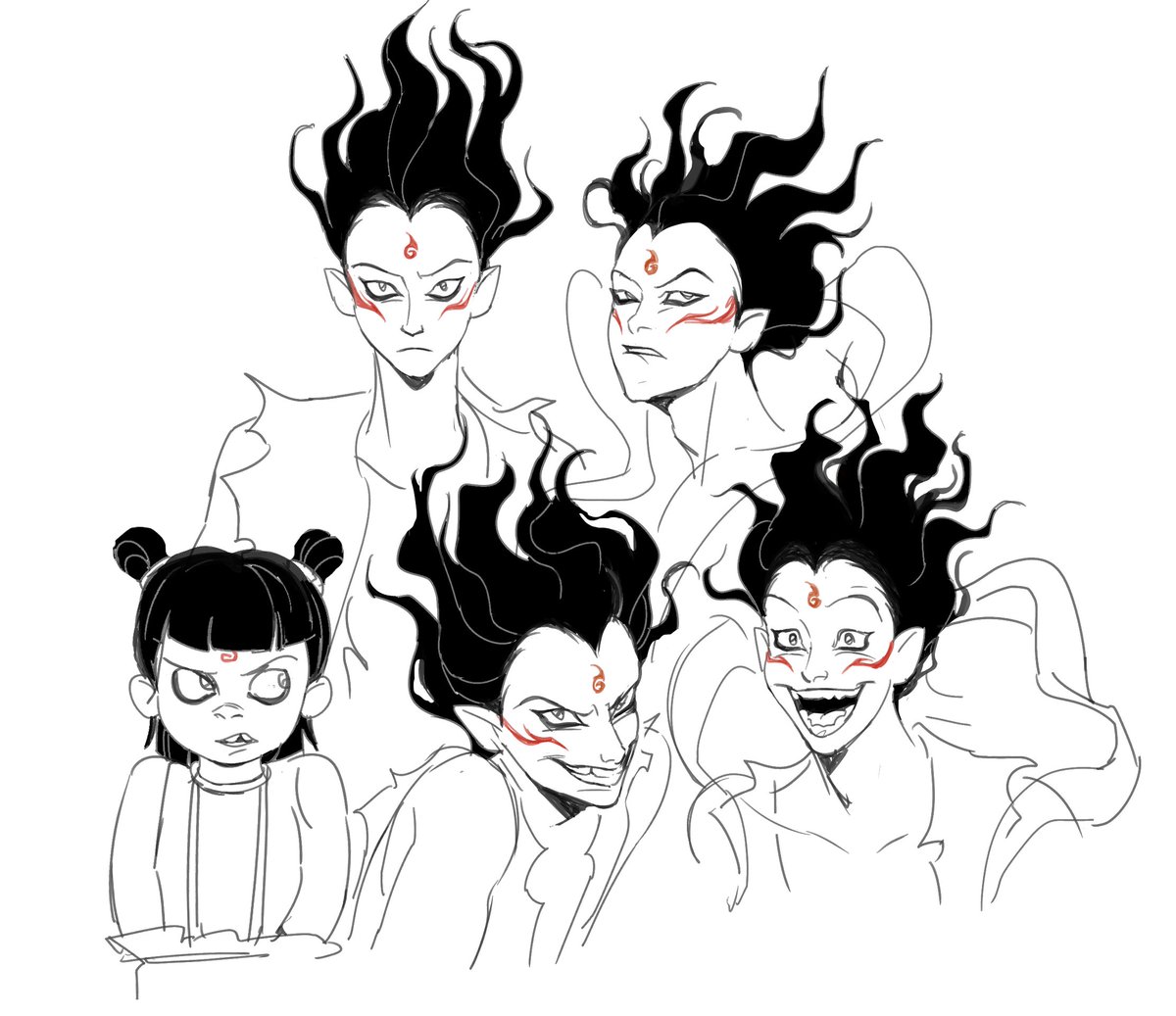 xrnoodle's tweet image. just finished #NeZha2