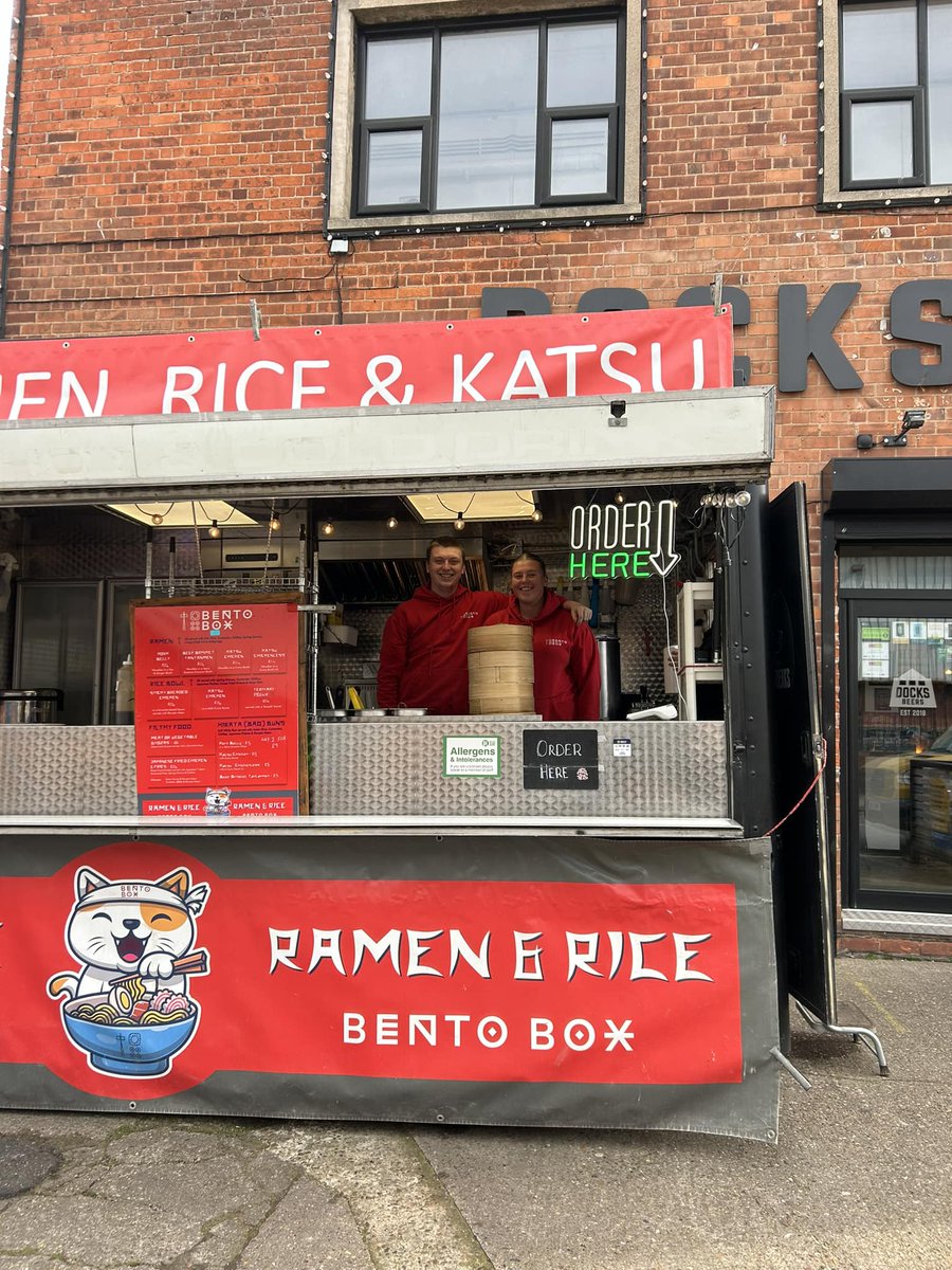 Bentobox Streetfood are here and ready to go , who’s coming down? 🍲🍻
