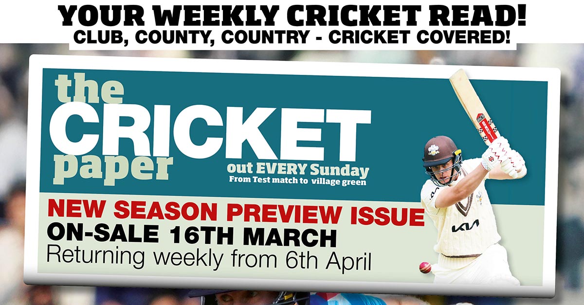 The Cricket Paper (@thecricketpaper) on Twitter photo 🚨We're back on Sunday 16th March with a special preview of the <a href="/CountyChamp/">Rothesay County Championship</a>'s 🏏 We then return weekly for the new season from Sunday 6th April. Get the inside edge in all good newsagents or subscribe (print or digital): thecricketpaper.com/subscriptions🗞️#cricket #cricketfans 🚨We're back on Sunday 16th March with a special preview of the <a href="/CountyChamp/">Rothesay County Championship</a>'s 🏏 We then return weekly for the new season from Sunday 6th April. Get the inside edge in all good newsagents or subscribe (print or digital): thecricketpaper.com/subscriptions🗞️#cricket #cricketfans