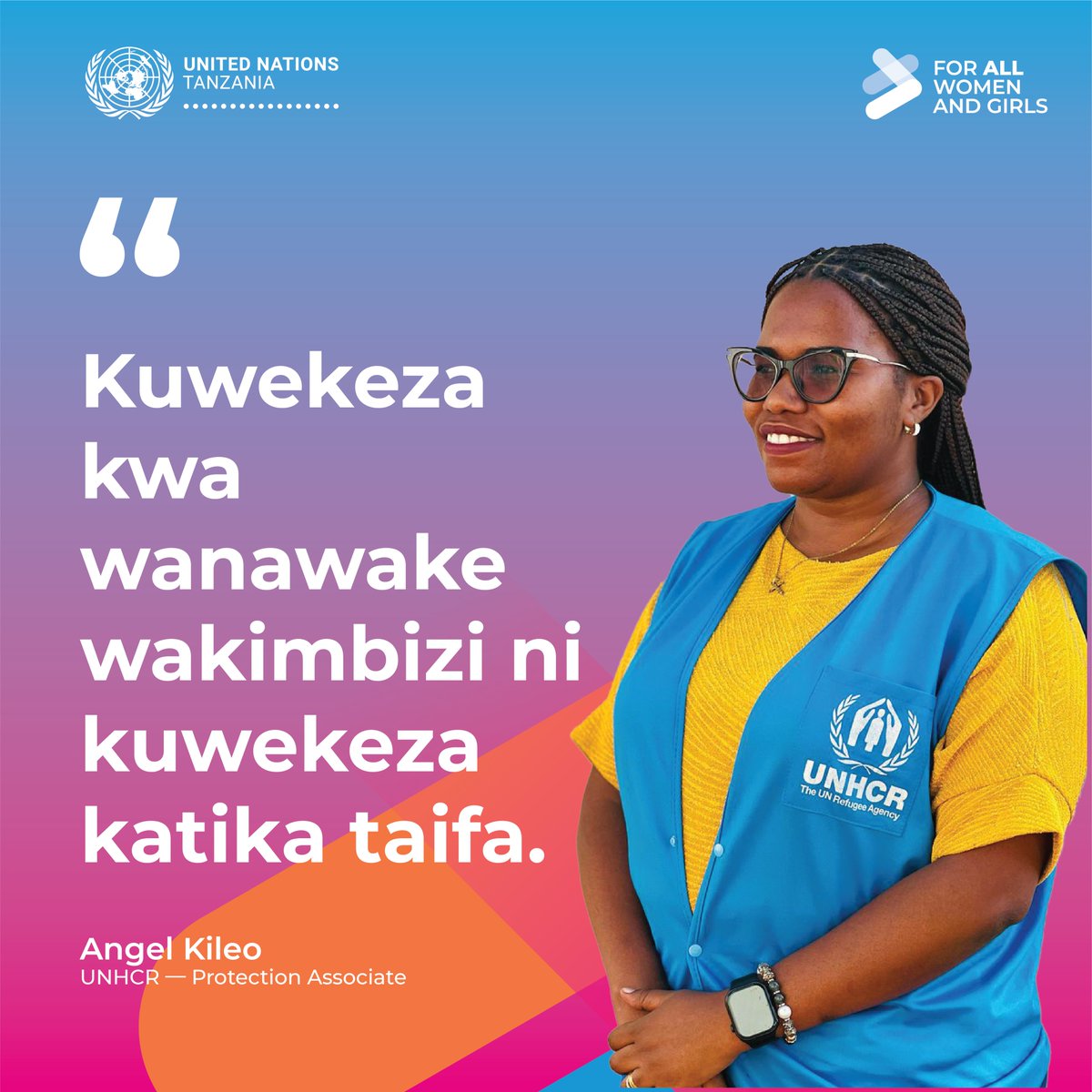 UN Tanzania 🇺🇳 (@unitednationstz) on Twitter photo This International Women’s Day, the UN is commemorating the achievements of women and reaffirming our commitment to gender equality. Join us as we share inspiring quotes from leaders driving change! #IWD
<a href="/UNHCRTanzania/">UNHCR Tanzania</a> @ This International Women’s Day, the UN is commemorating the achievements of women and reaffirming our commitment to gender equality. Join us as we share inspiring quotes from leaders driving change! #IWD
<a href="/UNHCRTanzania/">UNHCR Tanzania</a> @