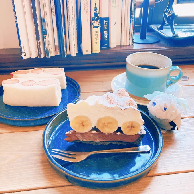 皆さんのレポ見て八蔵さんのこのバナナタルトは絶対に食べたいと思ってたんだよ! お店の雰囲気も良くて最高でした