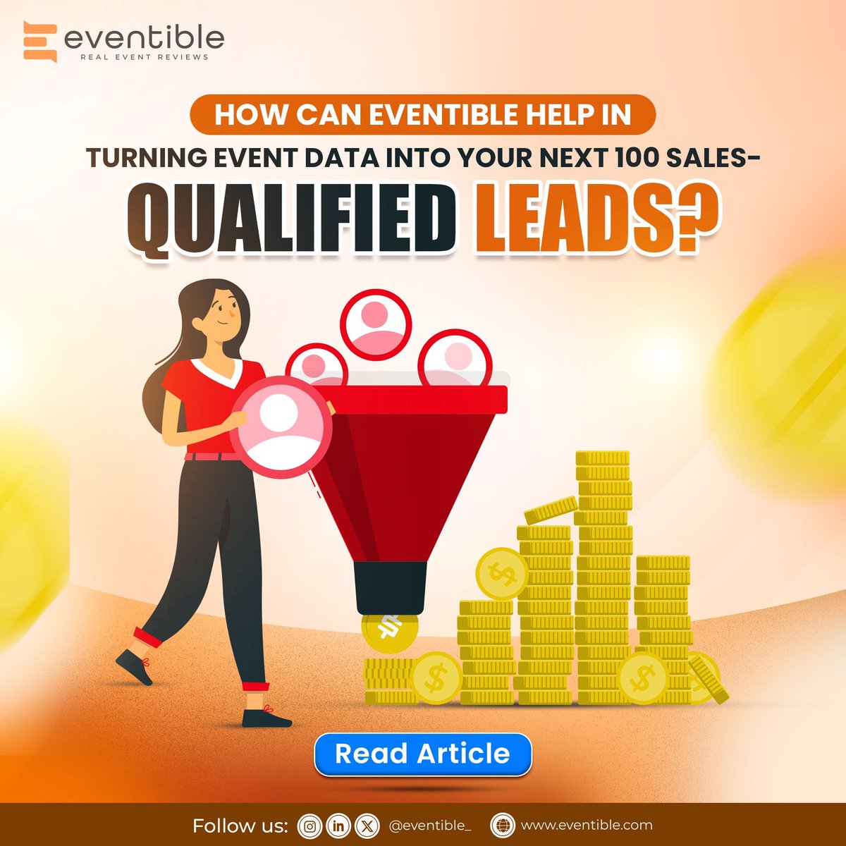 What if your next 100 SQLs were already in your event data? 🎯 Learn how Eventible makes it happen! 🚀 

🔗Read to know more - buff.ly/VSxDn2t