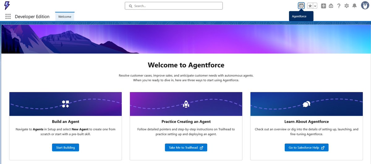Naman Markan (@lovnaman) on Twitter photo The developer org for #Agentforce is way too good.
Thanks <a href="/salesforce/">Salesforce</a> for making it for free.
#TrailblazerCommunity #BeAnAgentforce The developer org for #Agentforce is way too good.
Thanks <a href="/salesforce/">Salesforce</a> for making it for free.
#TrailblazerCommunity #BeAnAgentforce