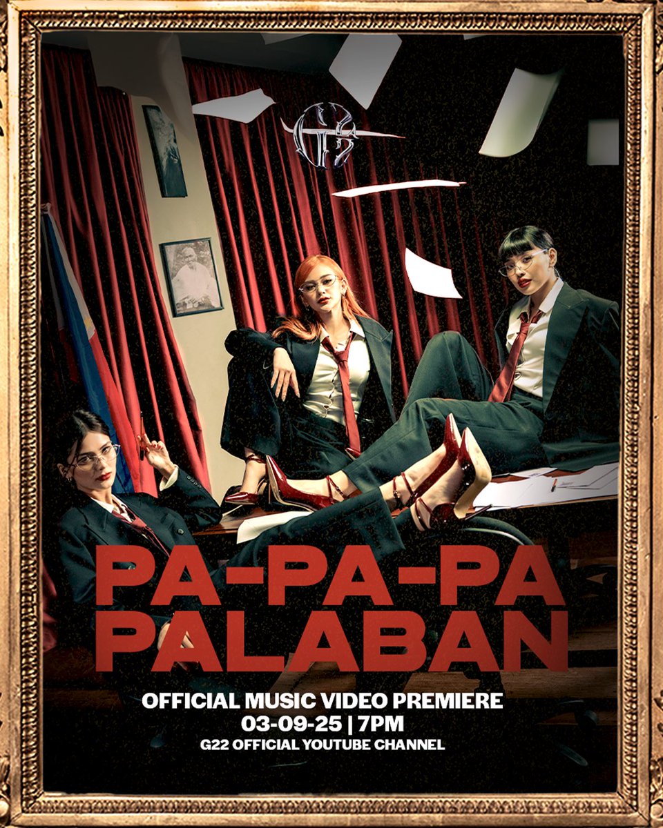 PA-PA-PA-PAPUNTA NA TAYO SA EXCITING PART! DAHIL PA-PA-PA-PALAPAG NA ANG MUSIC VIDEO! 👠🔥

[PA-PA-PA-PALABAN MUSIC VIDEO POSTER]

🔗 bfan.link/papapapalaban

G22 PAPAPAPALABAN MV SOON
STREAM G22 PAPAPAPALABAN
#G22 #G22Alfea #G22Jaz #G22AJ #PaPaPaPalaban