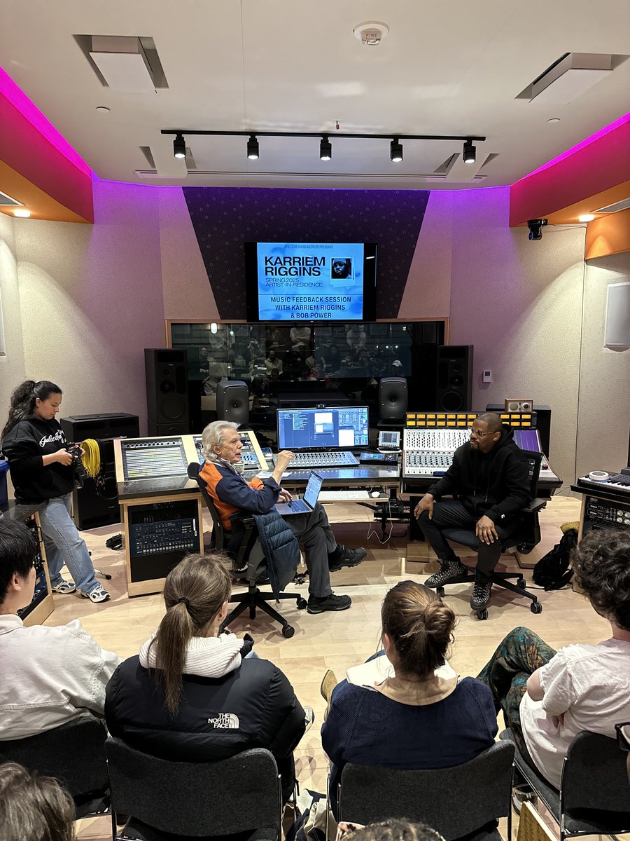 Marat Berenstein (@maratberenstein) on Twitter photo Music Feedback Session with <a href="/CliveDavisInst/">Clive Davis Institute</a> Professors Bob Power and Karriem Riggins. 🔥 Music Feedback Session with <a href="/CliveDavisInst/">Clive Davis Institute</a> Professors Bob Power and Karriem Riggins. 🔥