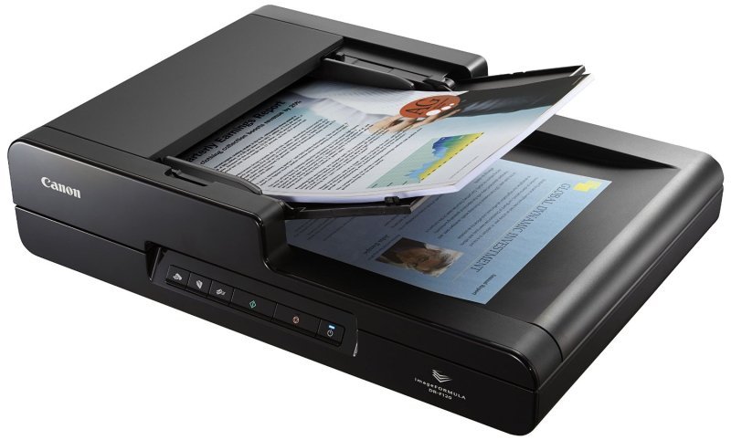 The #Canon #ImageFORMULADRF120 is a flatbed desktop scanner. Perfect for scanning passports, books and fragile materials. Scanning 20 pages per minute and has a feeder capacity of 50 sheets. Compatible with Windows and has a USB connection bit.ly/2nWsEaN