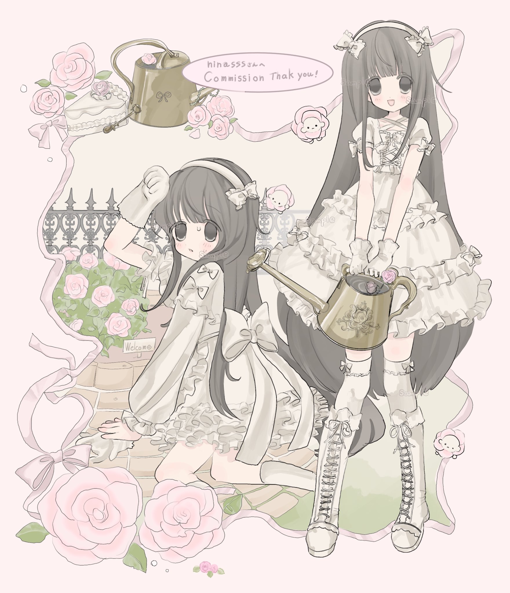 姫ちゃん様 梅雨時の紫陽花と猫柄⭐ハンドメイド色々