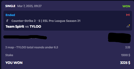 OddsNotify's tweet image. This is it guys, the morning starts great landing a massive bet here winning a total of $1725 profit!

That drags our bankroll up to a huge $9759.60💰

We are just $240.40 away from our $10k goal, potentially just 1 bet remains⏰