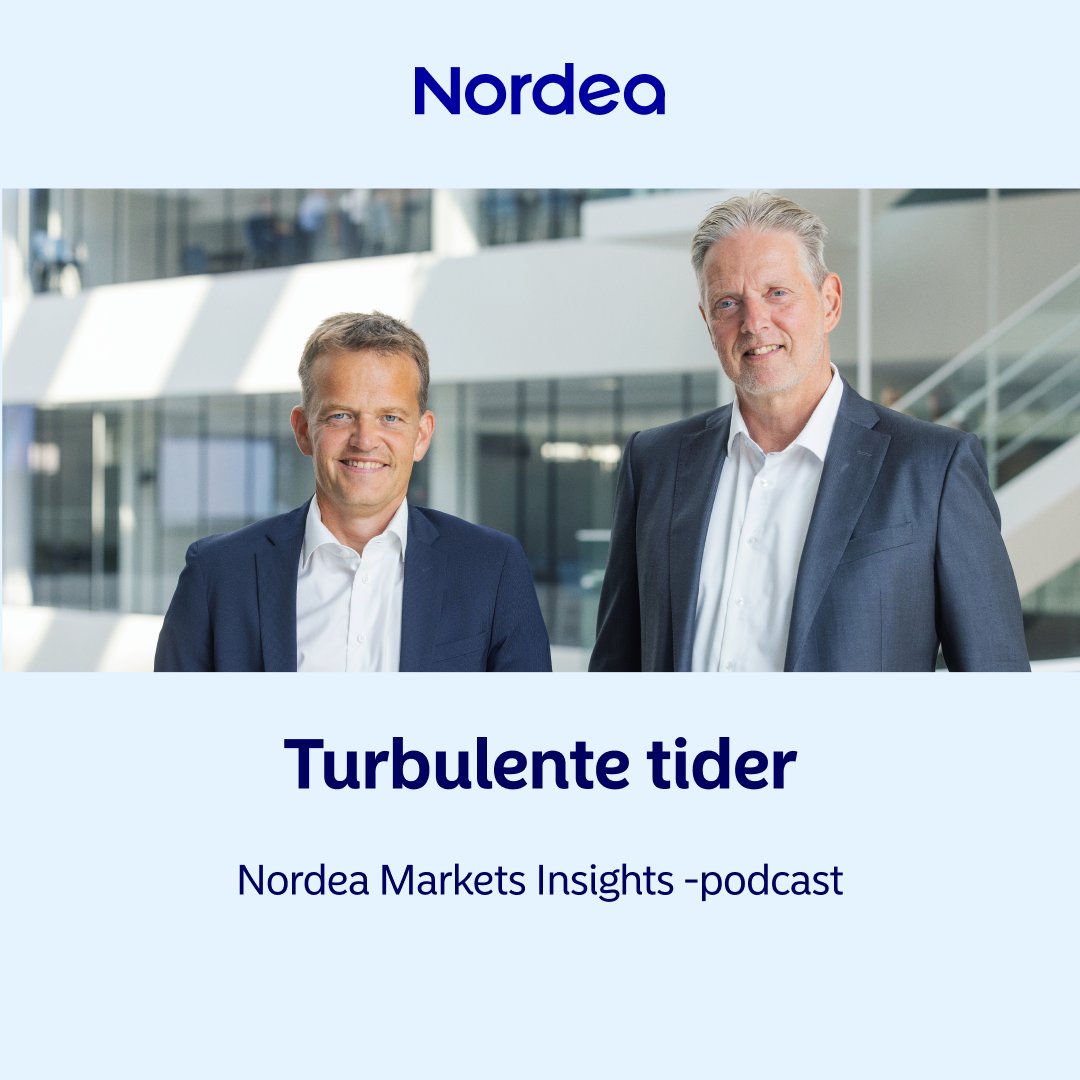 Nordea Markets (@nordeamarkets) on Twitter photo Tune in to our latest Nordea Markets Insights DK podcast with <a href="/helgejpedersen/">Helge J. Pedersen</a> and <a href="/JanStorup/">Jan Størup Nielsen</a> here (in Danish).
👉 nordea.com/da/nyhed/turbu…
#Økonomi #Nordea #Podcast Tune in to our latest Nordea Markets Insights DK podcast with <a href="/helgejpedersen/">Helge J. Pedersen</a> and <a href="/JanStorup/">Jan Størup Nielsen</a> here (in Danish).
👉 nordea.com/da/nyhed/turbu…
#Økonomi #Nordea #Podcast