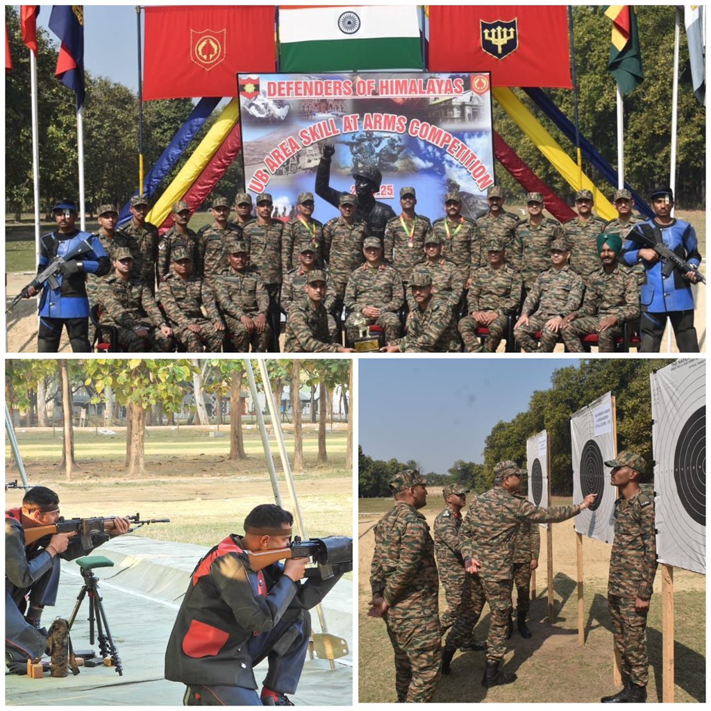 UBArea_IA's tweet photo. #IndianArmy
#UBArea_IA
“Precision, discipline, and marksmanship on full display! 🇮🇳💥

Shooters battle it out at the Skill at Arms Competition, pushing the limits of accuracy and combat readiness. A test of grit and skill! 
#SkillAtArms 
#BattleReady”
#StrongAndCapable 
#ForeverReadyForWar 
#Sharpshooters 
#UnmatchedExcellence
@adgpi 
@suryacommand 
@ProDefLko
@ProDefDehradun