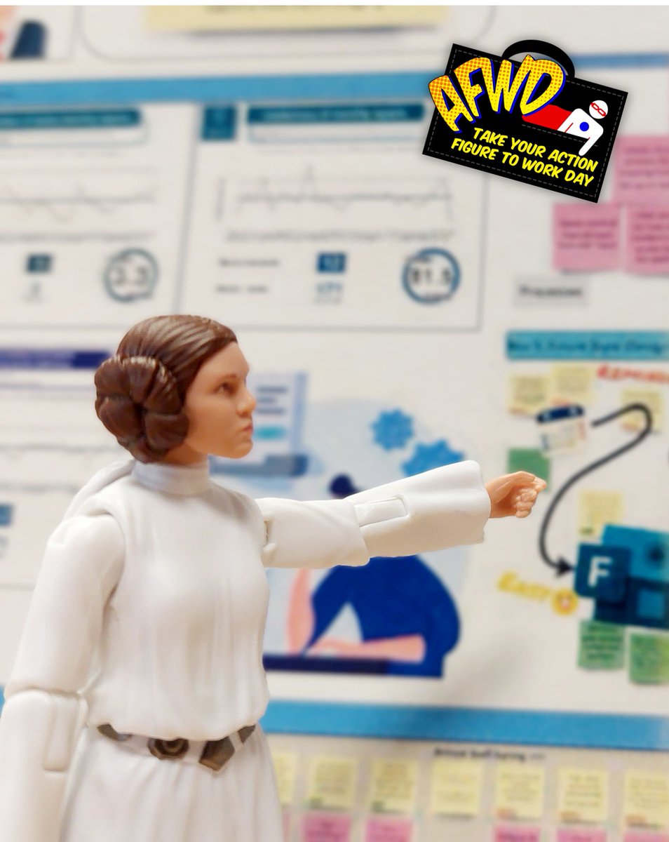DIPDataCoach's tweet photo. Today is the 12th annual Take Your Action Figure To Work Day so #PrincessLeia &amp; the Rebel Alliance are helping DIP with their improvements using #A3 thinking &amp; they have some great ideas. I'm glad they're on our side!
#afwd2025
#afwd #actionfigureworkday #actionfigureworkday2025 https://t.co/0b18EtLClG