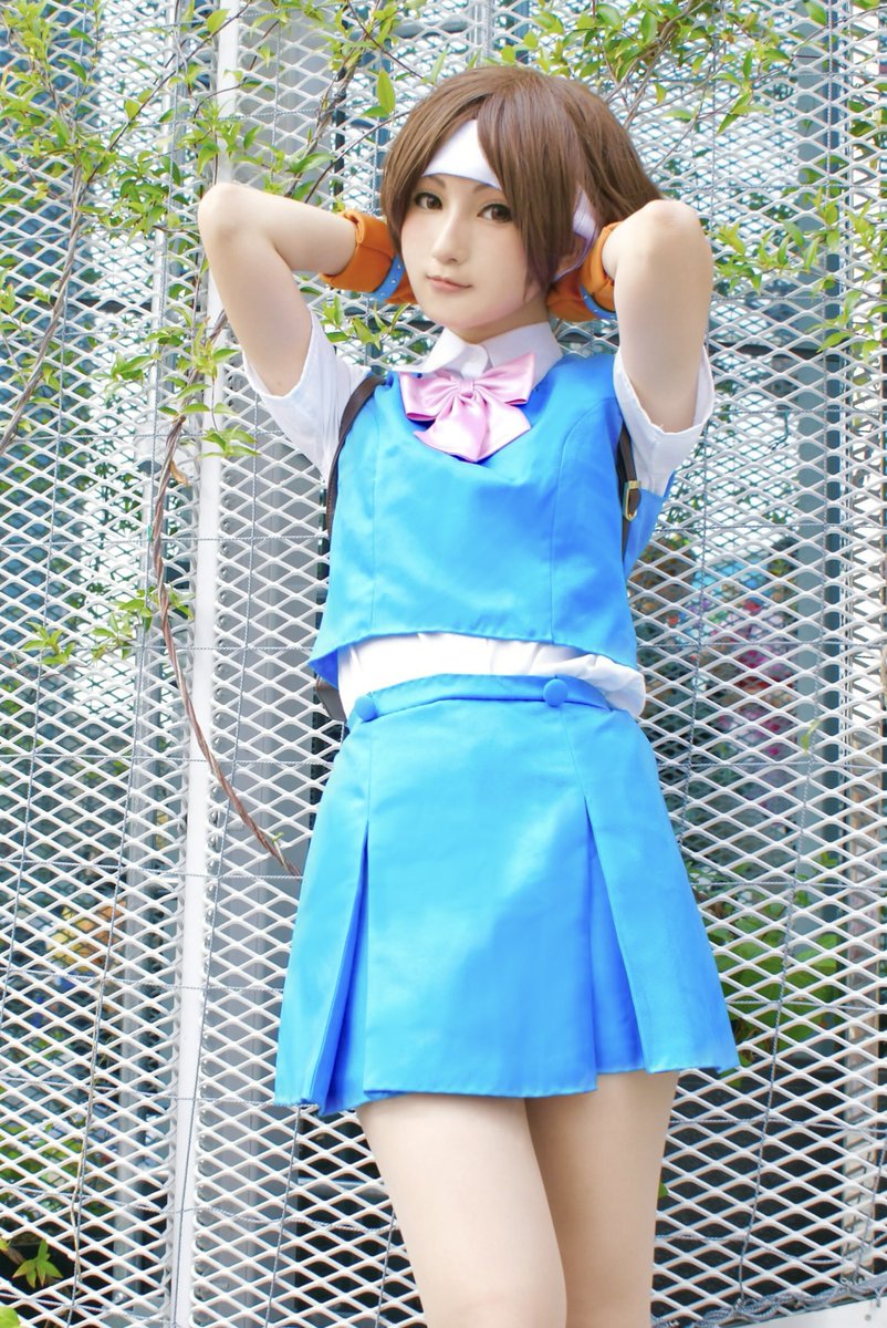 Cosplay 】 私立ジャスティス学園 若葉ひなた 📸黒丸 #ののコスプレ
