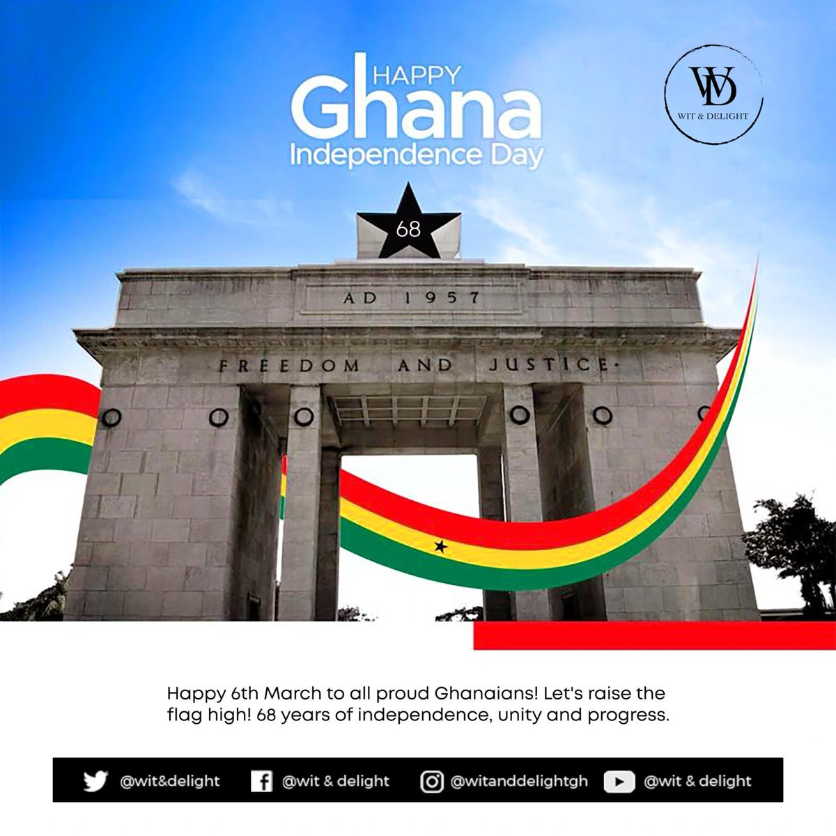 Happy Ghana Independence day

#WD 
Stonebwoy | Appietus | The Flag | Gabby