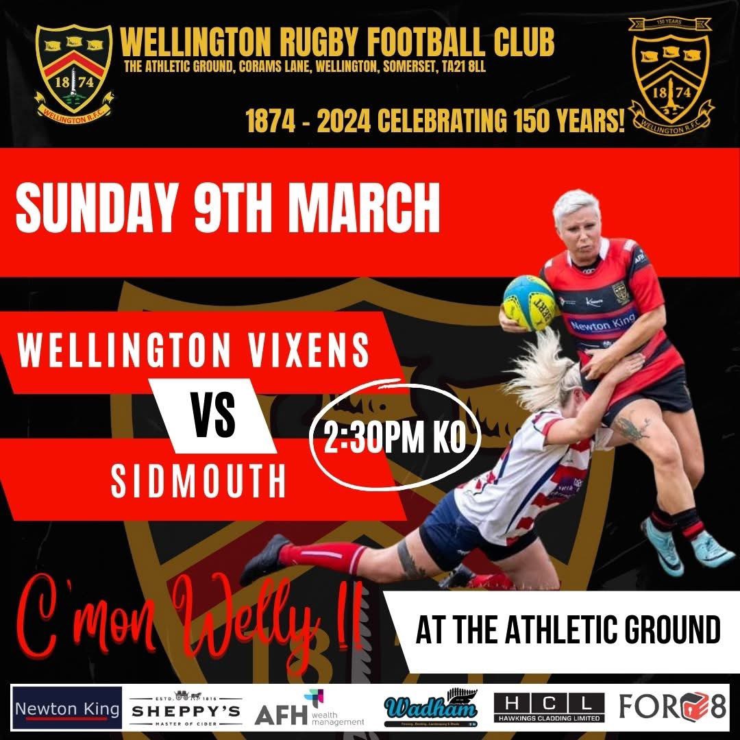 WRFC fixtures this weekend ❤️🖤
<a href="/swsportsnews/">South West Sports News</a> <a href="/AroundWelly/">Around Wellington</a> <a href="/TruroRFC/">Truro RFC</a> <a href="/BridgwaterRugby/">Bridgwater & Albion</a> <a href="/SidmouthRFC/">SidmouthRFC</a>