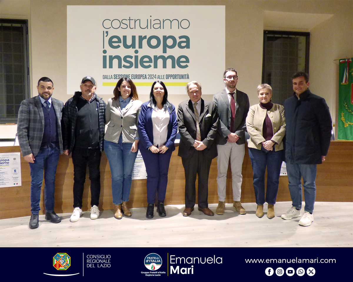 emanuelamari_cv's tweet photo. 🔵 Ad Artena "𝗖𝗼𝘀𝘁𝗿𝘂𝗶𝗮𝗺𝗼 𝗹'𝗲𝘂𝗿𝗼𝗽𝗮 𝗶𝗻𝘀𝗶𝗲𝗺𝗲" il focus sulle opportunità offerte dai bandi europei. 
#fratelliditalia #GiorgiaMeloni #EmanuelaMari #consiglioregionaledellazio #costruiamoleuropainsieme #artena #europadelleopportunita #ufficioeuropa https://t.co/rMoDobu05t