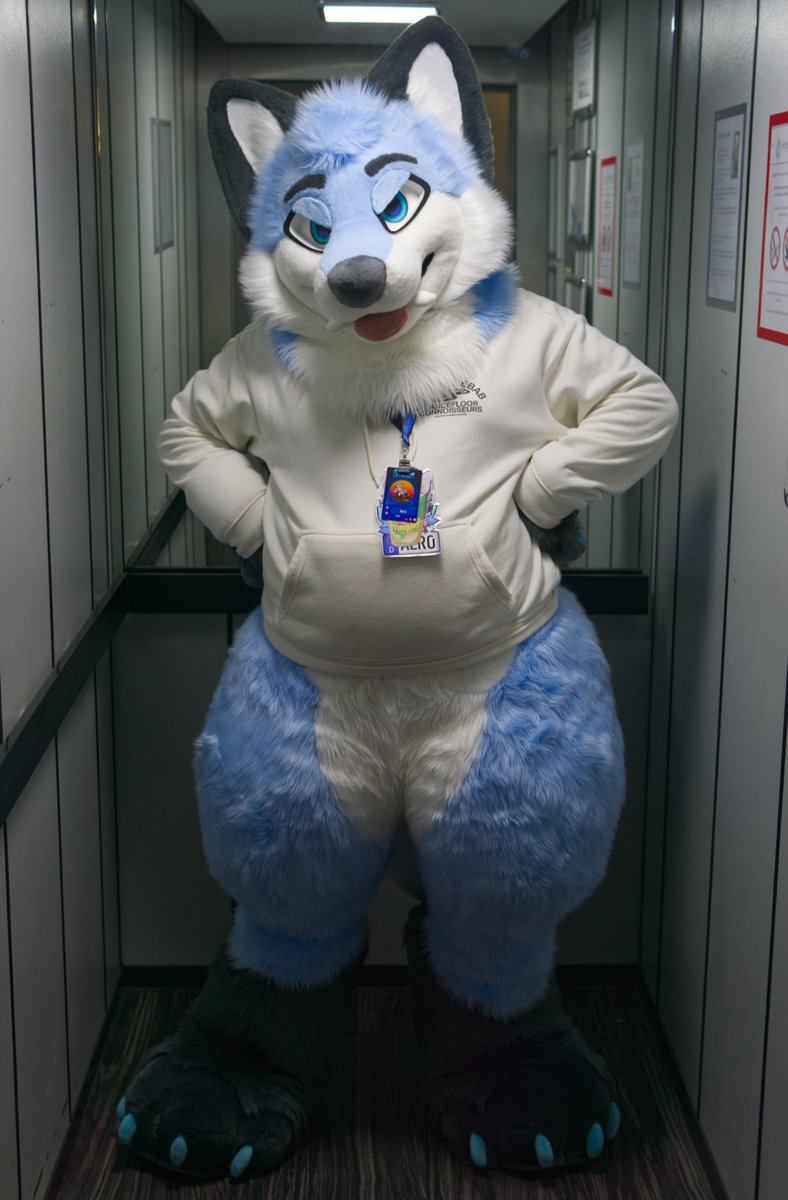 What are you up to this #FursuitFriday? Excited for the weekend? 👀

📸: <a href="/aisonfusky/">Aison</a>