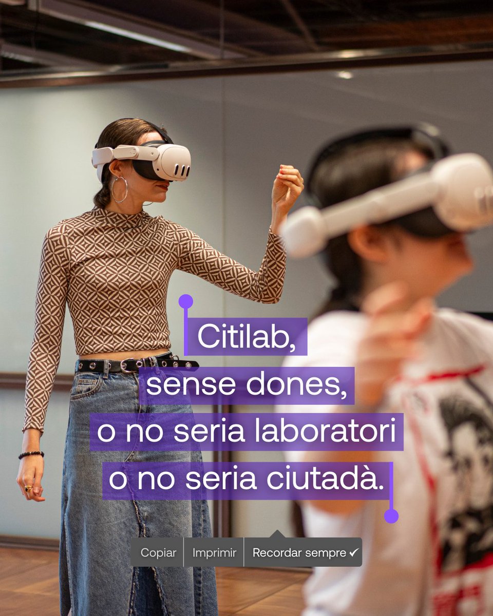 citilab's tweet image. 💜 Al Citilab, no fem les coses a mitges.

𝐃𝐢𝐚 𝐈𝐧𝐭𝐞𝐫𝐧𝐚𝐜𝐢𝐨𝐧𝐚𝐥 𝐝𝐞 𝐥𝐞𝐬 𝐃𝐨𝐧𝐞𝐬.

#8M #8M2025 #Dones
#DiaInternacionalDeLesDones