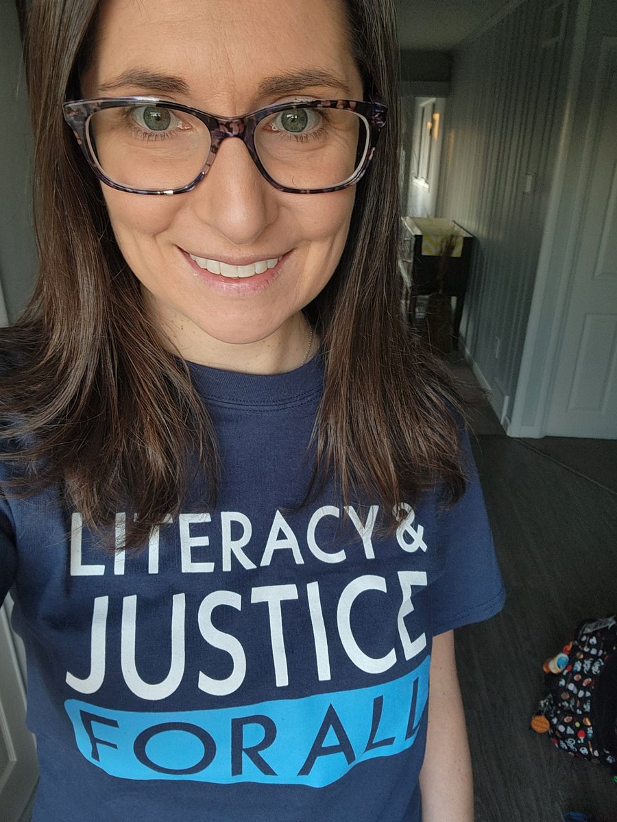 KRich312's tweet image. Those Friday literacy vibes. Today is hopes for the future day at school. This shirt seemed fitting 
#literacyandjusticeforall #untilallcanread #reading