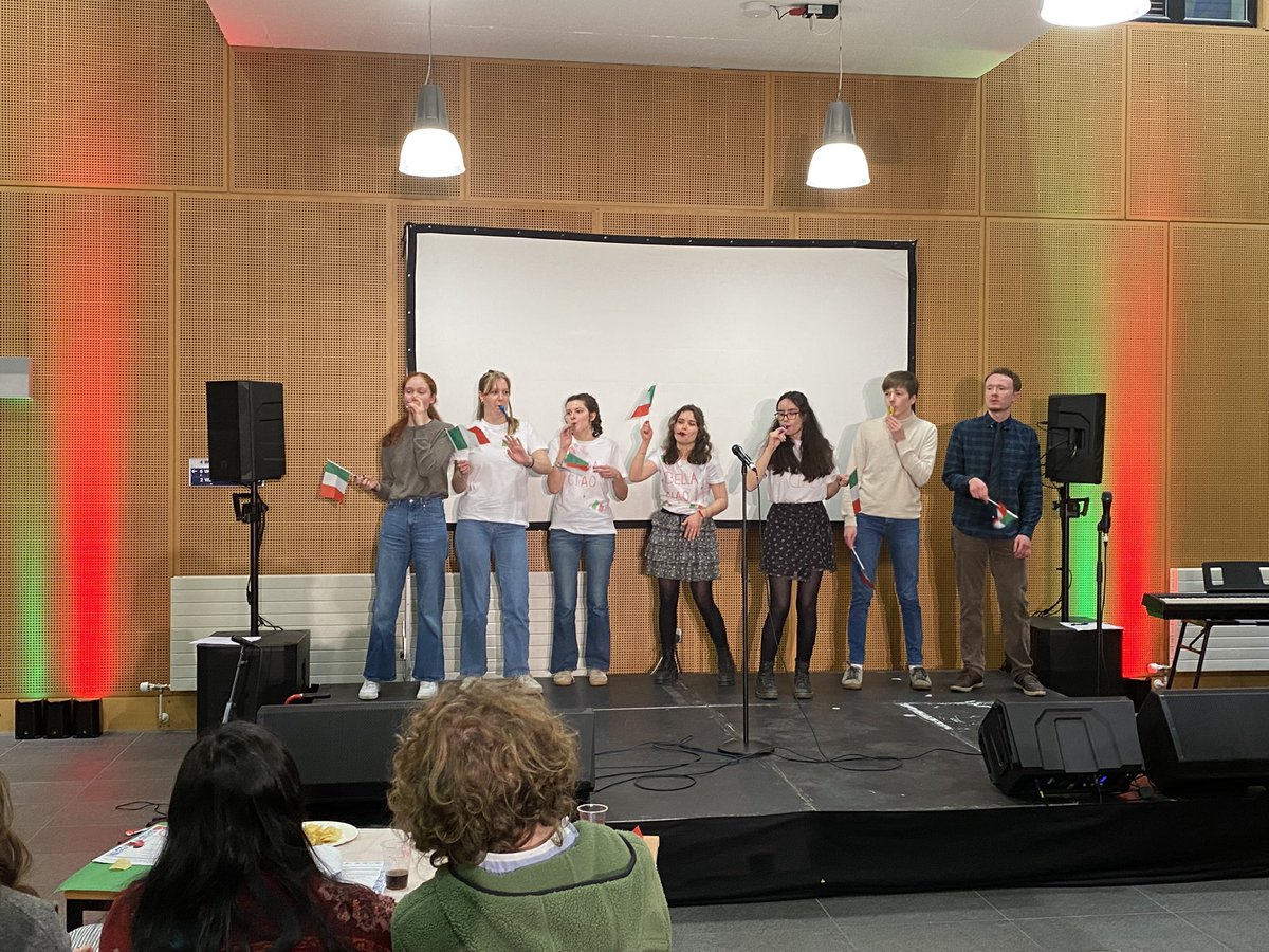What a fantastic night we had at our Italian Cabaret 2025 last night! A real success. All our students of Italian made us so proud! They did brilliant performances by singing, dancing and acting all in Italian. So talented and engaging. A memorable night for us at <a href="/UniofBath/">University of Bath</a>