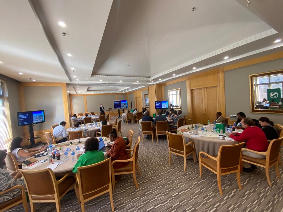 ORX_association's tweet photo. We had the pleasure of hosting our African Regional Forum, where our very own Steve Bishop and Helen L'Abbate joined members to discuss industry topics. A massive thank you to our host, @Nedbank and to everyone who participated and made this event such a success! https://t.co/YszkgK6tr2
