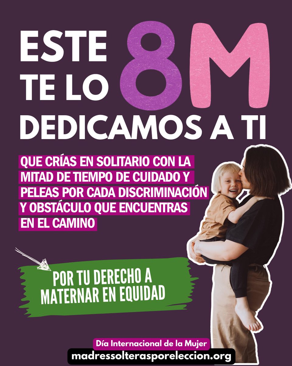 Mujer y monoparental, muchas piedras en el camino.
Dedicamos este #8M #Diadelamujer a todas las que día a día deben enfrentarse a la discriminación por ser monomarental, y a las que suman, quizás, las dificultades por su origen migrante, por tener una discapacidad o por estar en