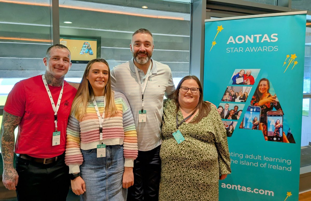 Great to be representing <a href="/Start360org/">Start360</a> at the Aontas Awards 2025.. wish us luck🤞#STARAwards2025