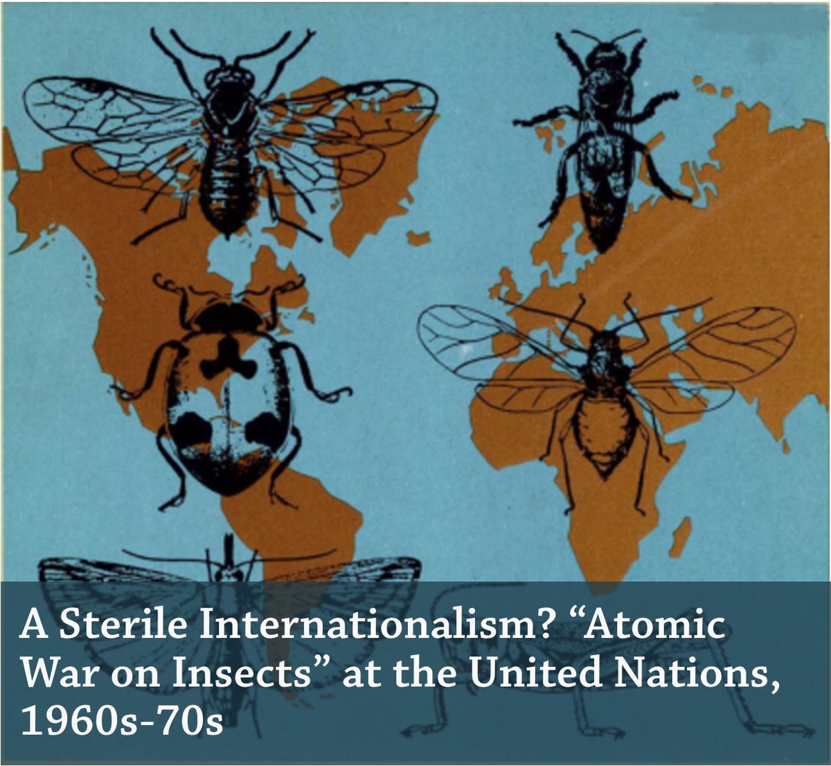 amoterocleves's tweet image. So happy to have @thom_rath (UCL) at the History Research Seminar at @YorkHistoryDept on 🗓️March 19th, 2025. He will be sharing his research on &quot;A Sterile Internationalism? “Atomic War on Insects” at the United Nations, 1960s-70.&quot; All welcome! Details 👉york.ac.uk/history/about/…