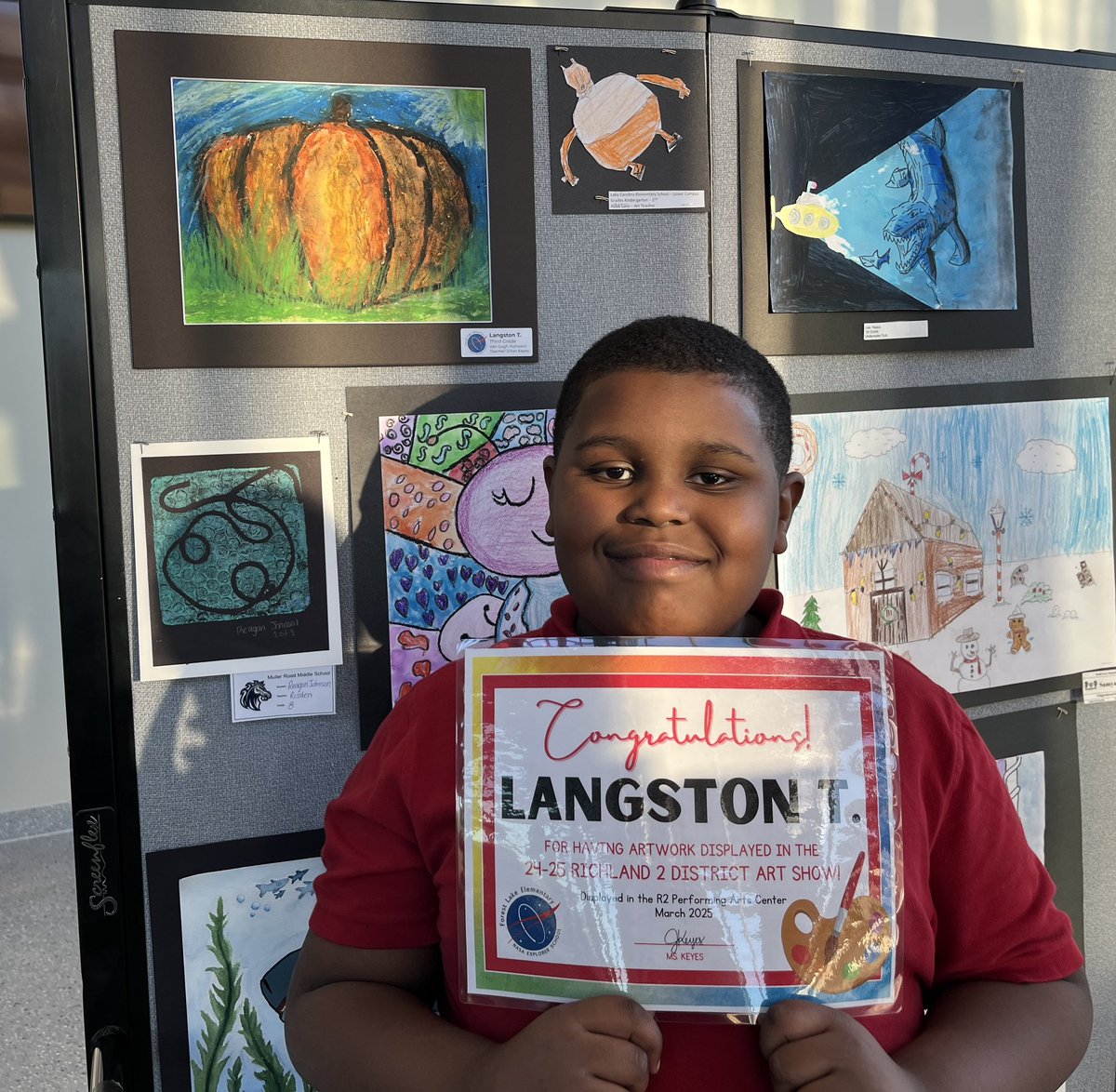 Jillian Keyes (@jkeyesart) on Twitter photo The district art show open house was great last night! So proud of my amazing artists!! <a href="/ForestLakeEagle/">Forest Lake Eagles</a> <a href="/Bjackson_FLE/">B Jackson</a> <a href="/Davis_FLE/">Brandon Davis</a> <a href="/stnewton9/">Stephanie Newton</a> <a href="/TWilliamsFLE/">Mrs. T. Williams FLE</a> <a href="/RichlandTwo/">Richland School District Two</a> <a href="/Richland2A/">Richland2Arts</a> The district art show open house was great last night! So proud of my amazing artists!! <a href="/ForestLakeEagle/">Forest Lake Eagles</a> <a href="/Bjackson_FLE/">B Jackson</a> <a href="/Davis_FLE/">Brandon Davis</a> <a href="/stnewton9/">Stephanie Newton</a> <a href="/TWilliamsFLE/">Mrs. T. Williams FLE</a> <a href="/RichlandTwo/">Richland School District Two</a> <a href="/Richland2A/">Richland2Arts</a>