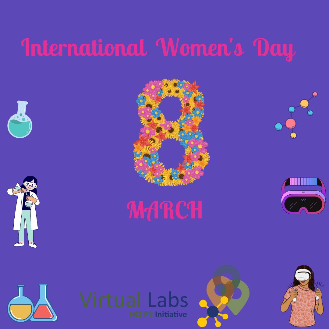 Virtual Labs Project (@virtuallabs_hci) on Twitter photo Tomorrow, March 8th is International Women's Day.
We celebrate the invaluable contribution of women to the <a href="/VirtualLabs_HCI/">Virtual Labs Project</a> Project.
#InternationalWomensDay #IWD2025 #VirtualLabs #WomeninSTEM #AccelerateAction Tomorrow, March 8th is International Women's Day.
We celebrate the invaluable contribution of women to the <a href="/VirtualLabs_HCI/">Virtual Labs Project</a> Project.
#InternationalWomensDay #IWD2025 #VirtualLabs #WomeninSTEM #AccelerateAction