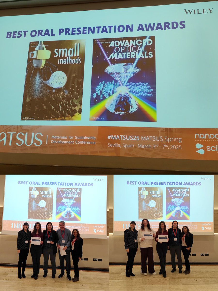 Raquel E. Galian (@raquel_galian) on Twitter photo I would like to thanks our sponsor <a href="/MariaRonda_/">Maria Ronda Lloret</a> to support the best oral presentation awards from #small methods and <a href="/AdvOpticalMat/">Adv Optical Mat</a> Journals from #wiley <a href="/AdvPortfolio/">Advanced Portfolio News</a> #PeroMat symposium at <a href="/nanoGe_Conf/">nanoGeConferences</a> . Congratulations to the winners ! I would like to thanks our sponsor <a href="/MariaRonda_/">Maria Ronda Lloret</a> to support the best oral presentation awards from #small methods and <a href="/AdvOpticalMat/">Adv Optical Mat</a> Journals from #wiley <a href="/AdvPortfolio/">Advanced Portfolio News</a> #PeroMat symposium at <a href="/nanoGe_Conf/">nanoGeConferences</a> . Congratulations to the winners !
