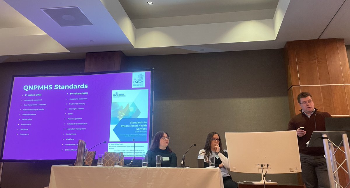 Mary Davoren 💙 (@marydavoren) on Twitter photo Matthew Tovey, Kelly Rodriguez & Maisie Webster presenting <a href="/rcpsychForensic/">The Faculty of Forensic Psychiatry</a> Edinburgh on updates from Quality Network for Prison Mental Health Services <a href="/rcpsych/">Royal College of Psychiatrists</a> <a href="/RCPsychScot/">RCPsych in Scotland</a> <a href="/DrLadeSmith/">Lade Smith CBE</a> <a href="/drcallumross/">CallumRoss</a> Matthew Tovey, Kelly Rodriguez & Maisie Webster presenting <a href="/rcpsychForensic/">The Faculty of Forensic Psychiatry</a> Edinburgh on updates from Quality Network for Prison Mental Health Services <a href="/rcpsych/">Royal College of Psychiatrists</a> <a href="/RCPsychScot/">RCPsych in Scotland</a> <a href="/DrLadeSmith/">Lade Smith CBE</a> <a href="/drcallumross/">CallumRoss</a>