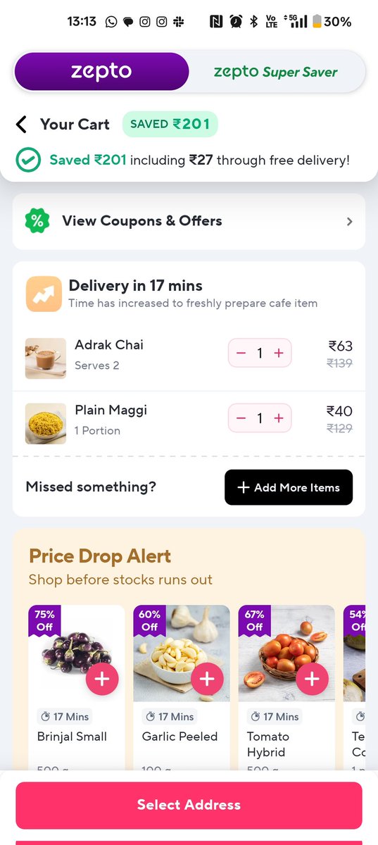 Thaakurshaanu's tweet photo. @ZeptoNow 

I added two products the total cost will be rs 103.

But I item total say RS 114 

Can you please explain this to me.

You people are scamming. https://t.co/u6HGqu17Qm