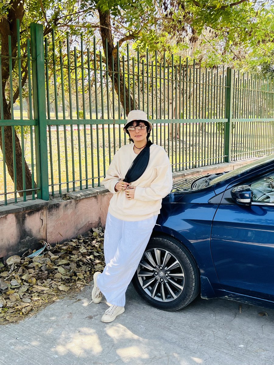 At the biggest park in Lucknow and it feels like walking around the parliament premises.