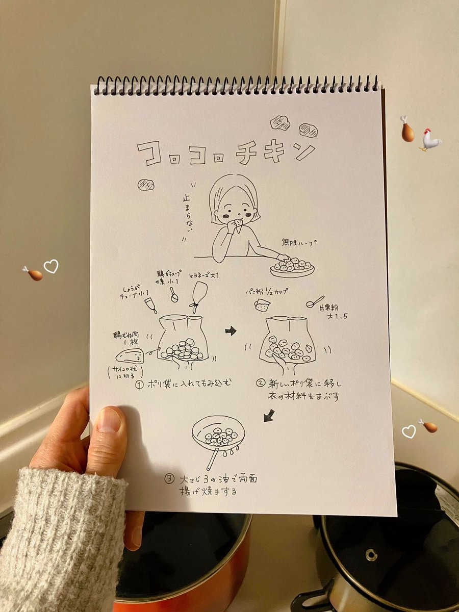 Sakichan1230's tweet photo. 下味も衣も我が家特製の調合で作ると、めちゃくちゃ美味しいので共有します🍗✨️
食べだしたら止まらないので注意です https://t.co/osb3SoPN6h