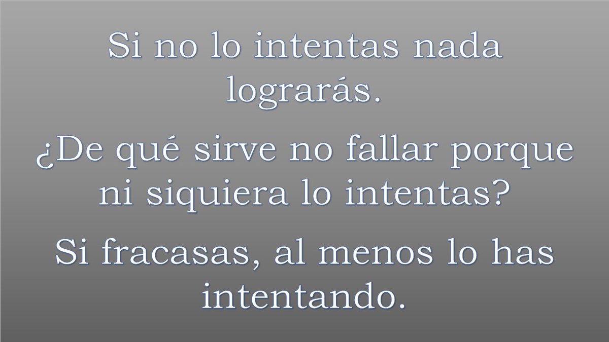 Al menos inténtalo, prueba