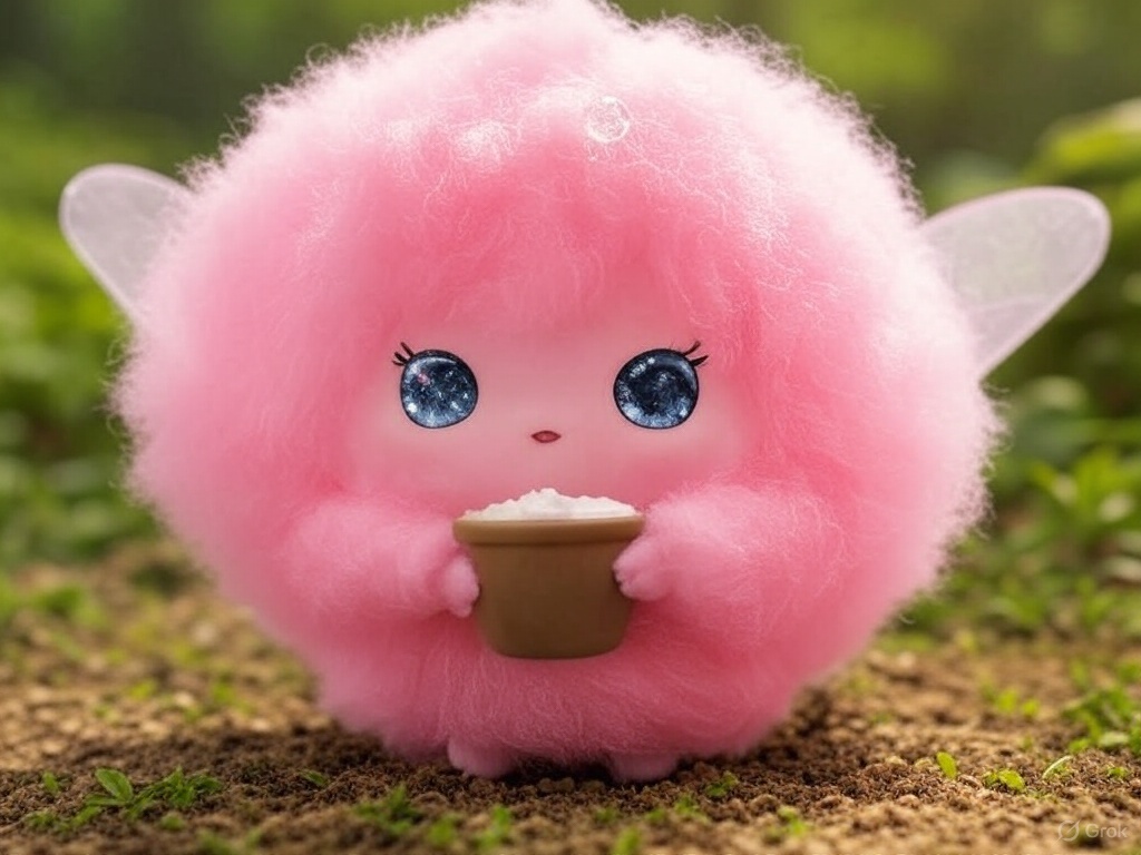 今週もお疲れさまでした。
疲れたのでGrokで癒しキャラを作ってもらいました。
名前：はだまる
コンセプト：肌悩みを優しく癒す小さなスキンケアの妖精

最初はきっと「はだまる」・・
森の妖精感からの、最終癒しキャラでピンクのモフモフができました～

仕事やり切って帰りましょう
#おつかれさま