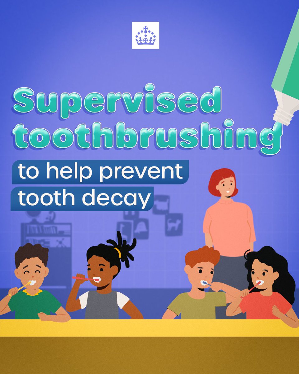 🦷 Our supervised toothbrushing programme will help 3 to 5-year-olds in England's most deprived areas develop healthy brushing habits.

✅ Through our Plan for Change, we’ll give every child the best start in life and prevent ill health.

gov.uk/government/new…

@EducationGovUk