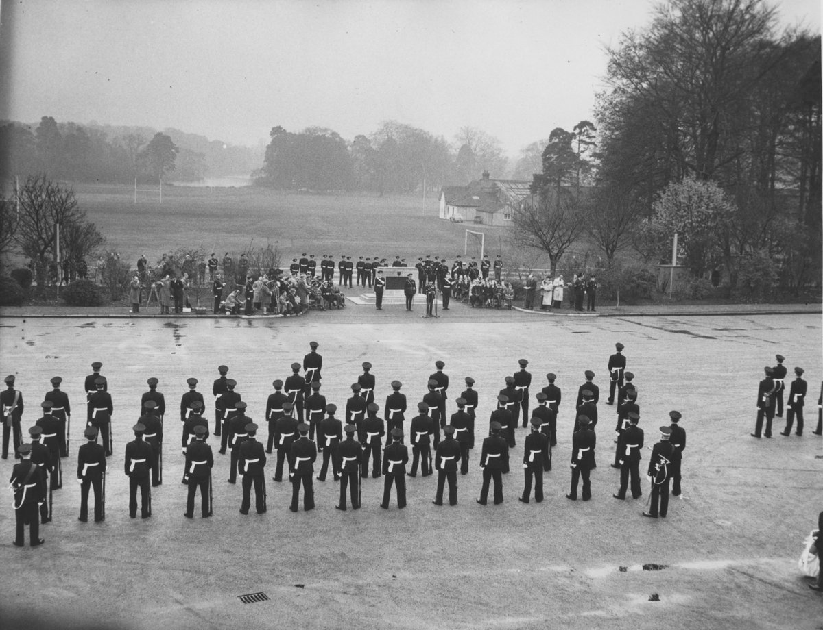 LSW_RMAS's tweet image. VE Day #VE80 #Victory80 - At @RMASandhurst is the Luneburg Stone, that marked the location on Luneburg Heath where FM Montgomery took the surrender of German forces in NW Germany, Denmark and The Netherlands on 4 May 45, it was moved to Sandhurst in 1958 @BritishArmy