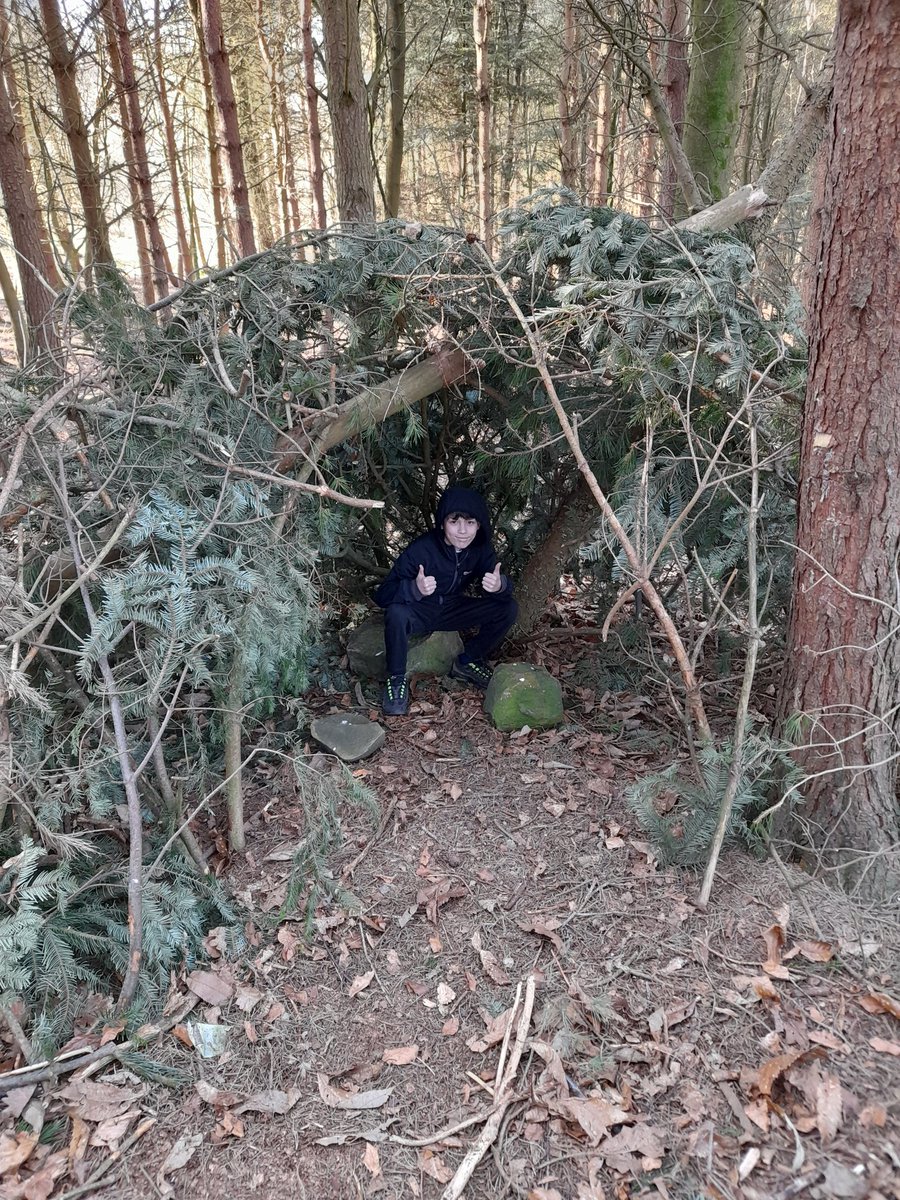 This week in Forest School, we been den hunting in the woods