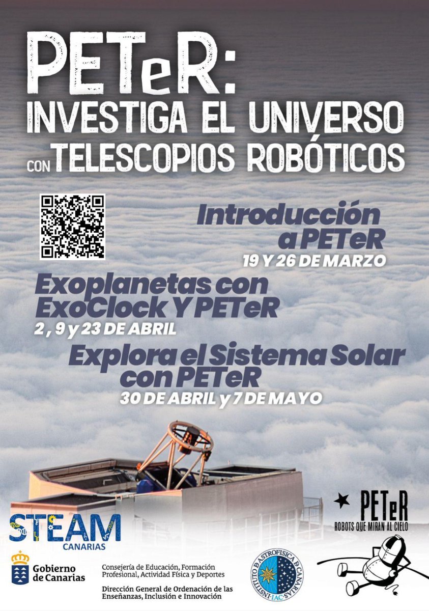 Matrícula abierta hasta el jueves 13 de marzo de 2025.

Información sobre el curso: gobiernodecanarias.org/educacion/7/al…

Matrícula del curso: gobiernodecanarias.org/educacion/7/al…
Eje STEAM: bit.ly/39J7VMx
Área STEAM: bit.ly/3i9Q0Ds