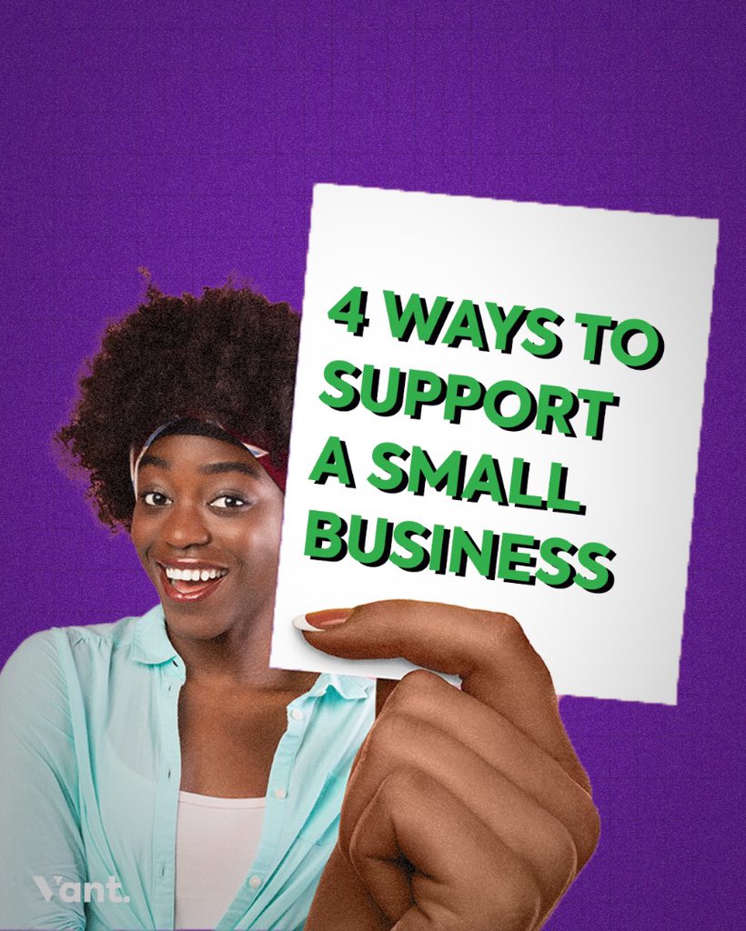 vantappafrica's tweet photo. Support small businesses without spending a dime today. 

Tag a small business owner and give them a shoutout! 💙 

#vantforbusiness #vantapp #SupportSmallBusinesses https://t.co/KoZSygsJ1r